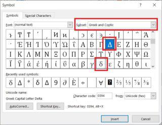 Four methods to type Delta in Word (Δ/δ): Alt X, Alt Code, Insert ...