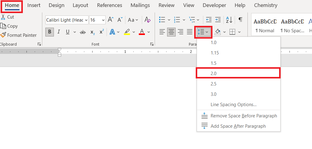 How To Set Double Line Spacing In Ms Word Pickupbrain Be Smart