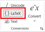 Activate LaTeX mode in Ms Word