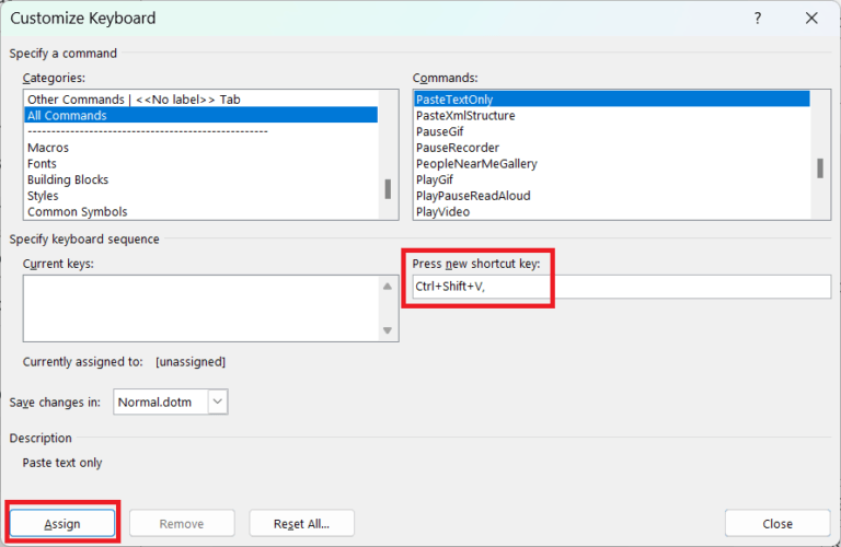 Microsoft Word Shortcut: Paste Text Only Like a Pro (Windows and Mac ...