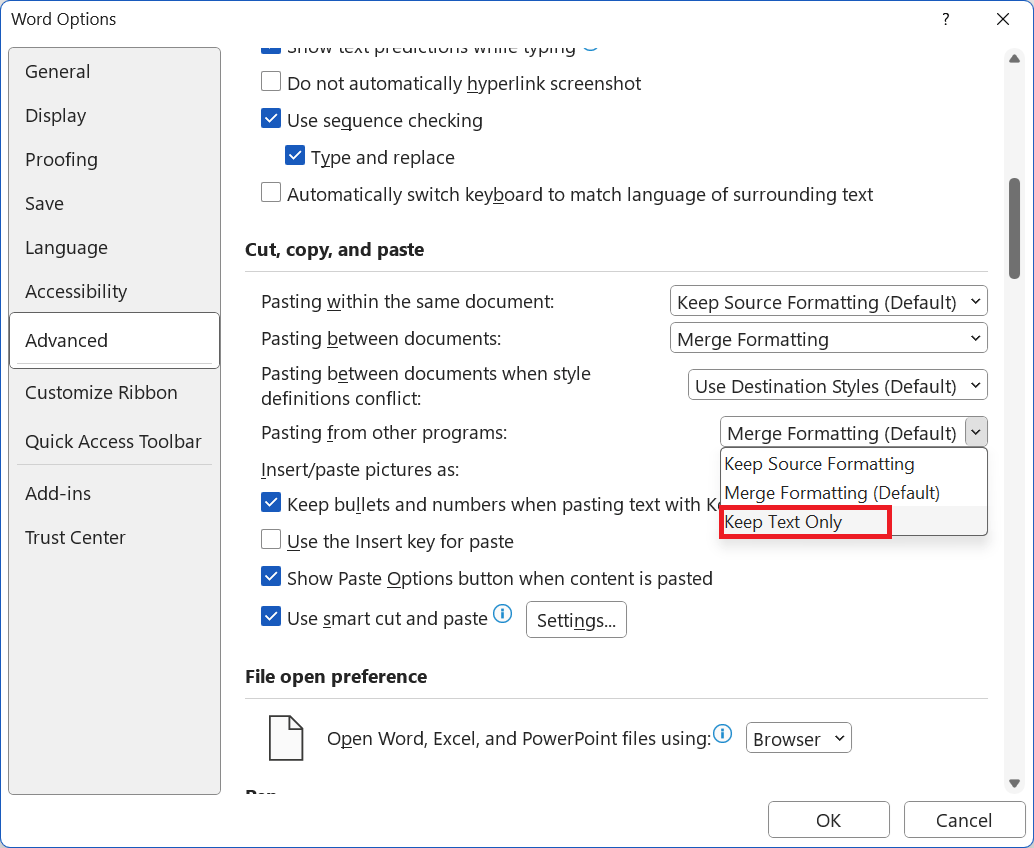 Microsoft Word Shortcut: Paste Text Only Like a Pro (Windows and Mac ...